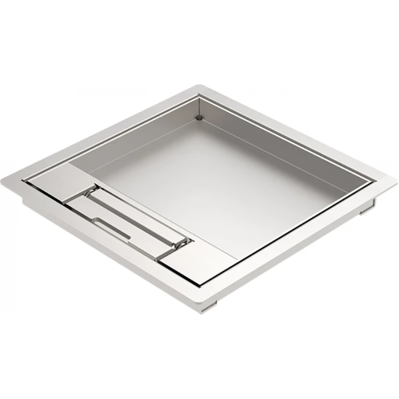 HPL klapdeksel set RVS 167x167mm 770.0012