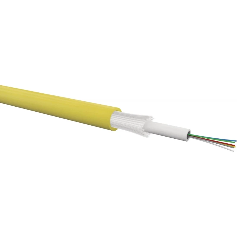 Gigamedia glasvezelkabel binnen/buiten loose tube lszh 24FO OS2 Multi fiber units centraal Cca GGM FO24B9FRLST
