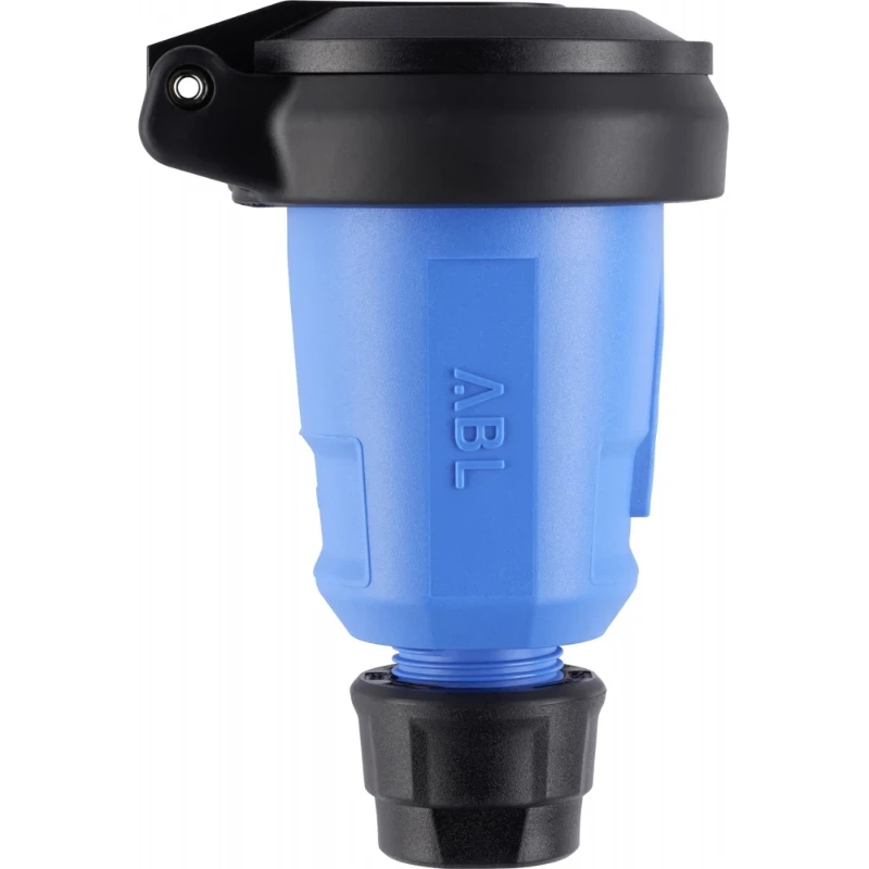 ABL Hightech koppeling Frans/Belgisch Elamid blauw zelfsl.Klapdeksel