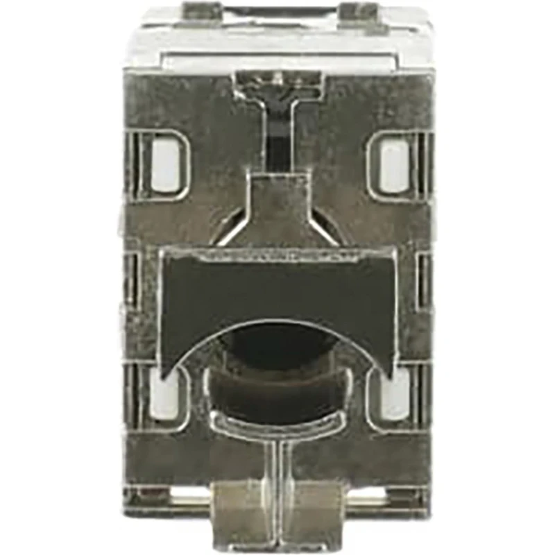 ABB Busch-Jaeger Modulair Jack inzetstuk Keystone Cat 6a RJ45 8(8) zilver