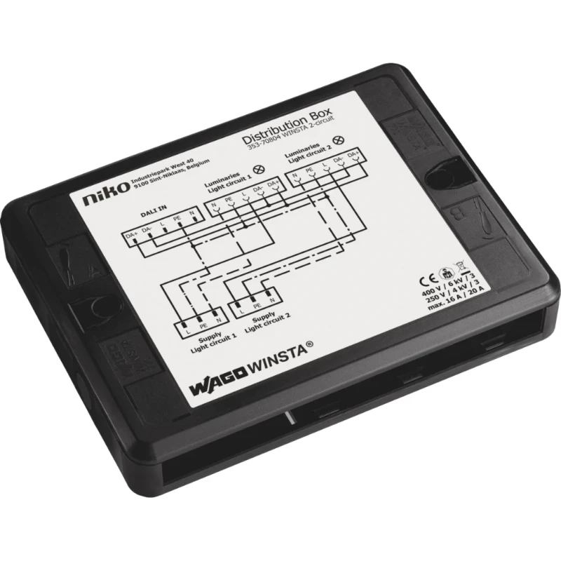 Niko WAGO WINSTA® verdeeldoos serie P47/P48 DALI-2