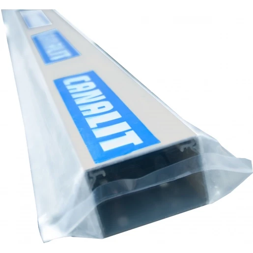 Canalit M5 kabelkanaal 2000x60x60mm PVC Bodemperforatie met deksel grijs RAL 7030 951060
