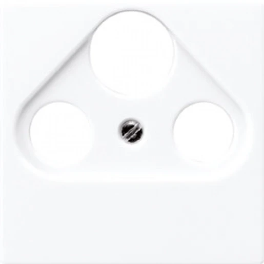 Jung AS/A range Afdekking AS-universeel slagvast CAI Satelliet 1 connector Zonder label wit A561BFPLSATWW
