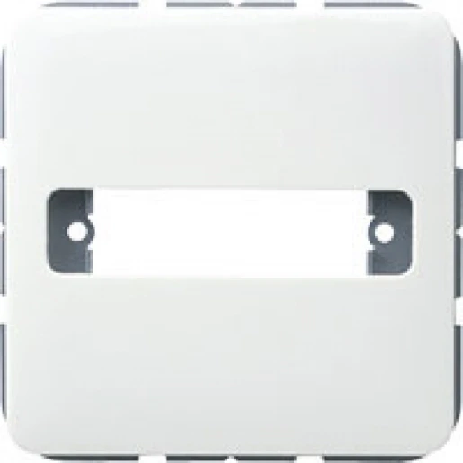 Jung CD range centraalplaat cd500 D-subminiatuur Basiselement met centrale afdekplaat 1 connector Zonder label wit 594-1