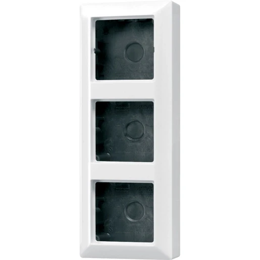 Jung AS range opbouwkap a500 3-voudig wit Horizontaal en verticaal AS583AW