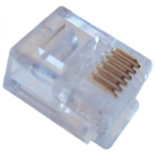 Klemko Klem plug rj12 rnd.soepel