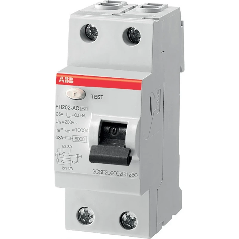 ABB System Pro M Compact Aardlekschakelaar 2p 63A 0.03A type A 2CSF202102R1630
