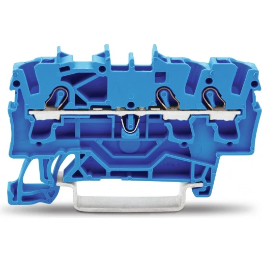 Wago Serie 2002 Verbindingsrijgklem 0,75-4mm² eendr. 0,25-2,5mm² meerdr. Blauw
