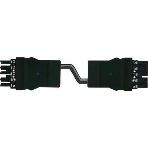 Wago Serie 771 Patchkabel gebouwinstallatie 5p Contrastekker (female) Stekker 4000mm