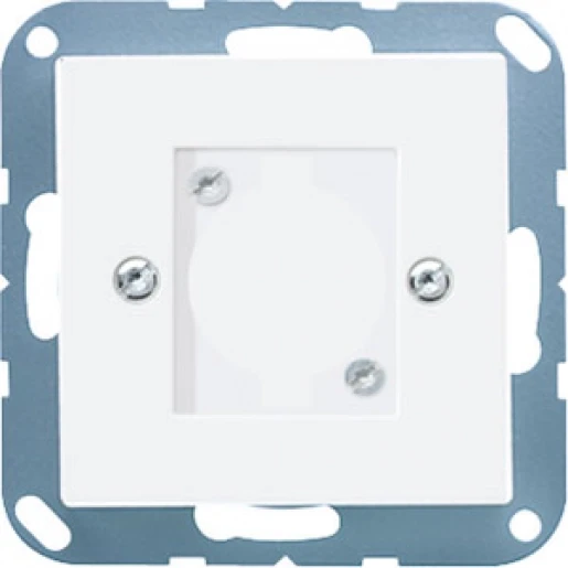 Jung AS/A range centraalplaat- (onderdeel) afdekking a(s)500 Luidsprekeraansluiting 1 connector Zonder label wit A568-1BFWW