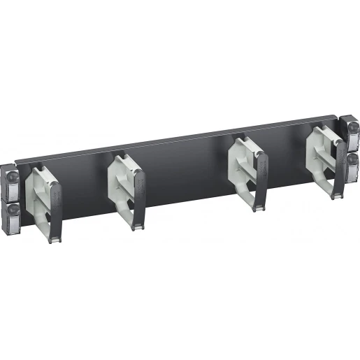 Schneider Electric KABELGELEIDERPANEEL 2HE MET 4X OPEN RING