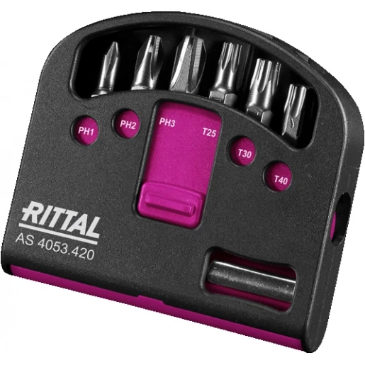 Rittal RAS BIT SET MET BITHOUDER TORX 7-DELIG