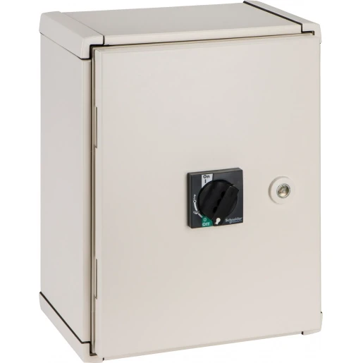 Schneider Electric MET.KAST FRONT.DRAAIBED.+ZWARTE HANDGR.