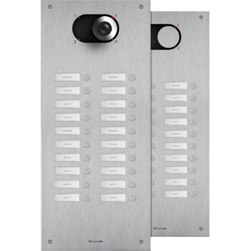 Comelit Switch Deurbelpaneel 2 rijen 20 beltoetsen RVS IP54 Inbouw (stucwerk) IX0220