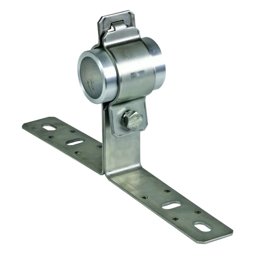 Dehn Mounting bracket stst with cleat for pipes d 50mm for dehniso-combi