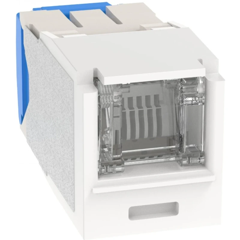 Panduit Cat6a spring shuttered jack tg style aw