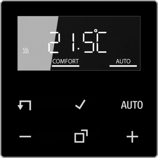 Jung HOME thermostaatdisplay A500 zwart