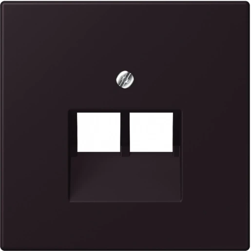 Jung LS range Afdekking centraalplaat 4320E UAE/IAE 2 connectoren Zonder label LC969-2UA248