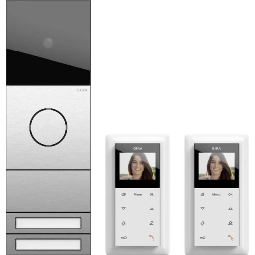 Gira System 106 Deurintercom-set 2 binnenposten 2417000