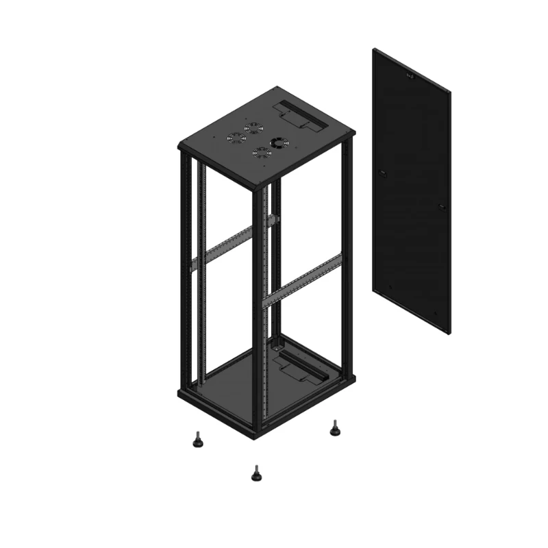 Gigamedia Vloer patchkast SP PAR EX 19" 36HE 600x800mm Zwart GGM 703668SPPAREX