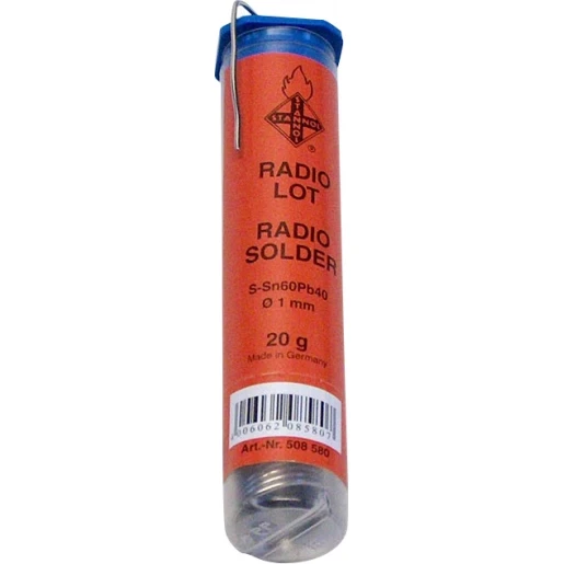Stannol HS10 Soldeertin S-SN60PB40 koker 508580 20g 1mm 99040510