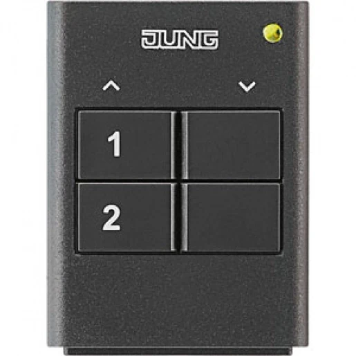 Jung Handzender 2-kanalen Antraciet FMHS2