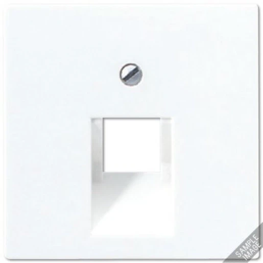 Jung AS range afdekking as-universeel slagvast a(s)500 UAE/IAE 1 connector Zonder label wit A569-1BFPLUA