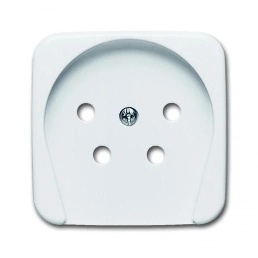 ABB Busch-Jaeger Reflex SI Centraalplaat telefoon PTT steker RJ11 Centraalplaat 1 connector Zonder label wit 2CKA001753A3718