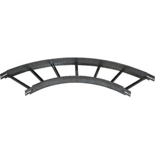 Legrand GLO-4 bocht / hoekstuk kabelladder 90° 500x60mm Staal sdz RAL 7038 8312115