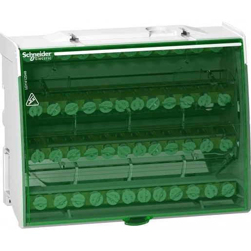 Schneider Electric VERDEELBLOK 4P 125A 4X12 AANSLUITINGEN