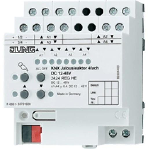 Jung KNX actor jaloezie 4-voudig DC 12-48 V