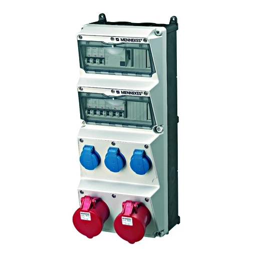 Mennekes AMAXX contactdoos combinatie 4 modules
