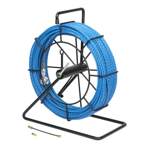 Bizline Polyester trekveer + afroller Ø6 50m BIZ 760008