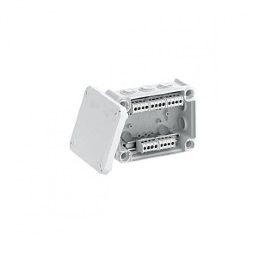 OBO KABELDOOS MET KLEMSTEEN M25 10MM2 500V IP66 150X116X67 POLYPROPYLEEN PP LICHTGRIJS 7035