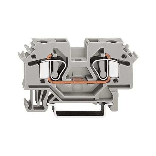 Wago Serie 282 Verbindingsrijgklem 0,2-6mm² eendr. 0,2-6mm² meerdr. Grijs