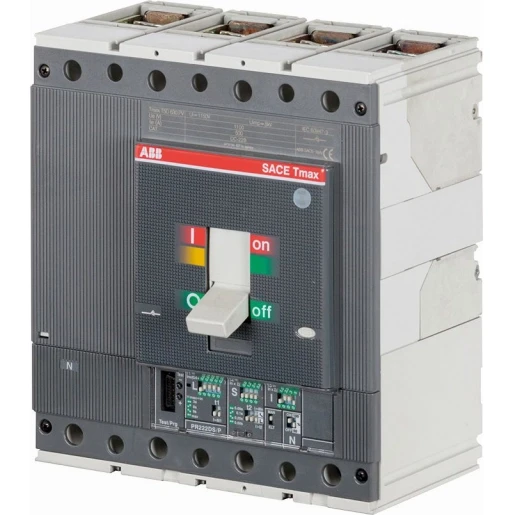 ABB TMAX T5N 400/R400 4P VAST MET VOORAANSLUITING PR222DS/P-LSI MICROPROC