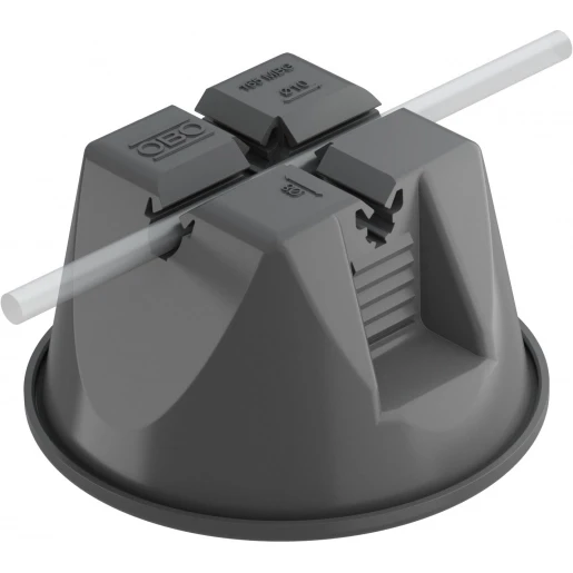 OBO DAKLEIDINGHOUDER VOOR PLATTE DAKEN 8-10MM POLYAMIDE/POLYETHYLEEN PA/PE ZWART