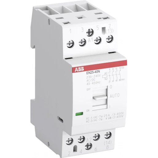ABB System Pro M Compact Modulaire installatiemagneetschakelaar 25A 4NO AC/DC 230V 1SAE232111R0640