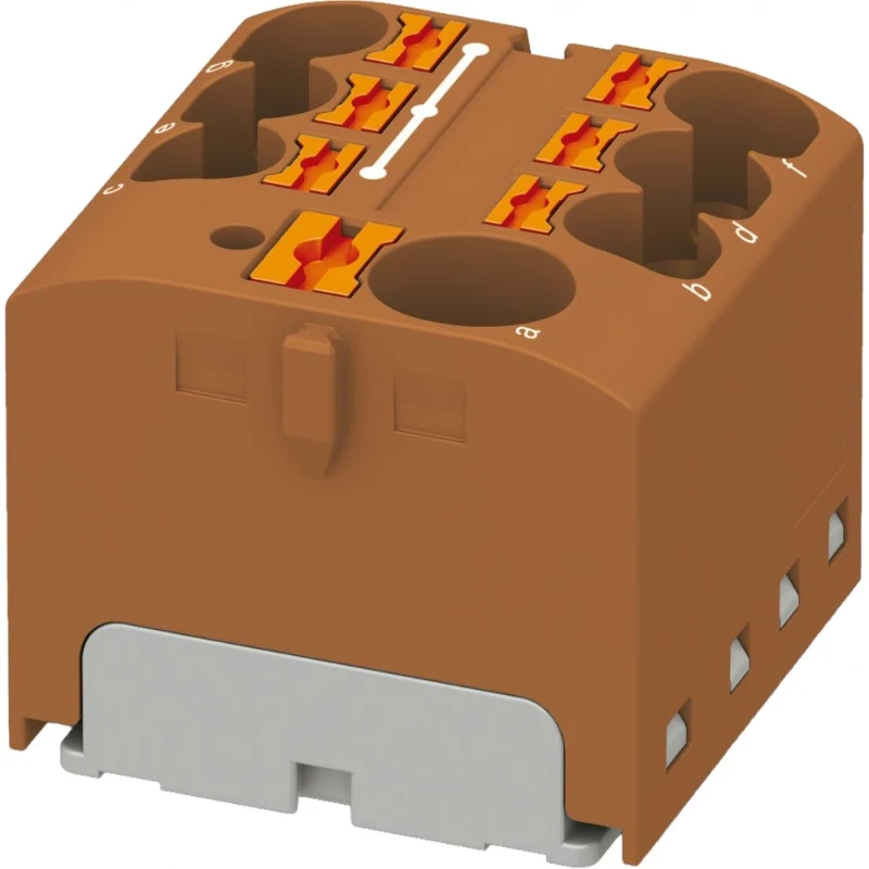 Phoenix Contact PTFIX Verbindingsrijgklem 0,2-6mm² eendr. Bruin