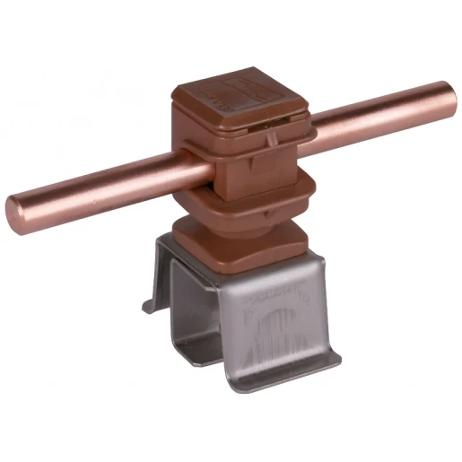 Dehn Roof cond.hol.ziegelsnap stst 4-16mm dehnsnap h 16mm plastic brown