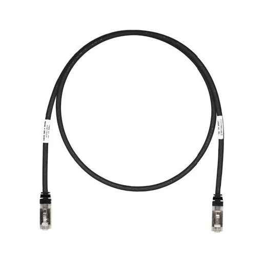 Panduit Koperen patchkabel S / FTP Cat6A (IEC) RJ45 8(8) 0.2M zwart STP6X0.2MBL