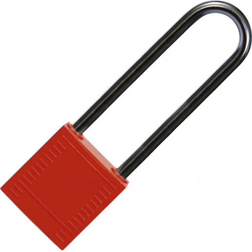 Bizline Nylon compact hangslot met aluminium beugel Aluminium BIZ 230114