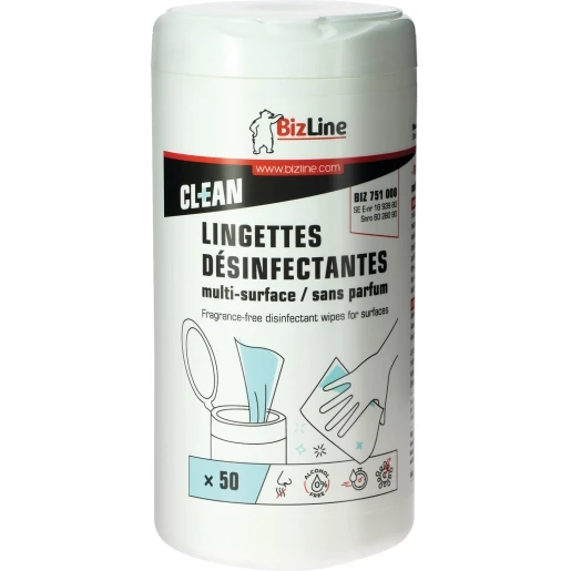 Bizline Geurvrij desinfectiedoekjes 751008