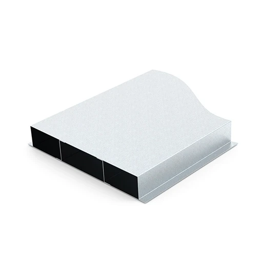 HPL Vloergoot verzonken 3-compartimenten 2500x290x48mm 823.2500
