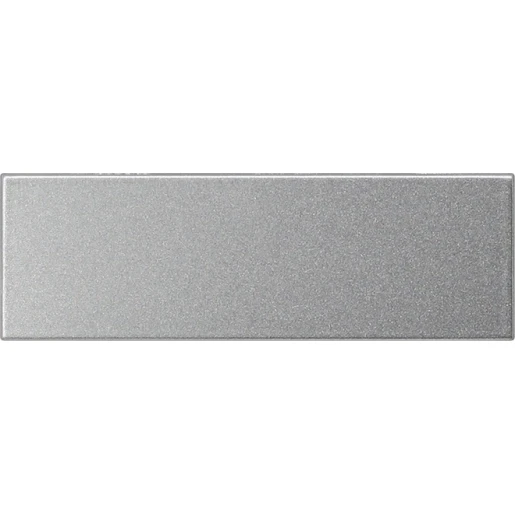 Gira TX_44 Belknopafdekking oproepknop druktoets 3-voudig aluminium 125565