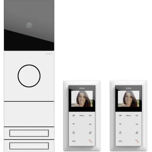 Gira System 106 Deurintercom-set 2 binnenposten 2417902