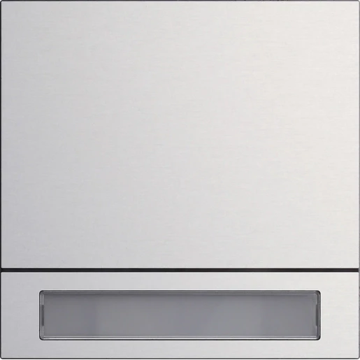 Gira System 106 Belknopmodule spreken/bellen enkelvoudig aluminium 5531926