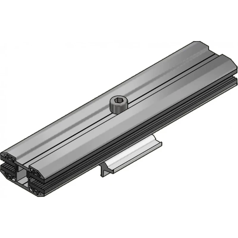 Van der Valk alu tussen klem frameloze panelen l=200mm