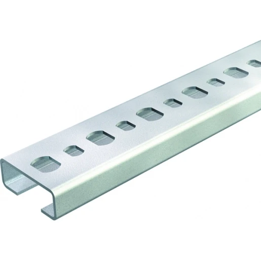 OBO Profielrail geperforeerd C-profiel rug geperforeerd 11mm 2000x25x10mm sdz 1108123