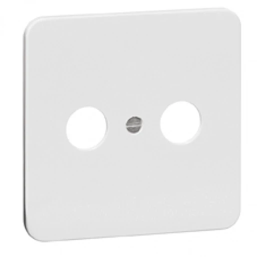 Peha Standaard centraalplaat Coax antennedoos DIN 45 33 Antenne-aansluitdoos, coax 2 connectoren Zonder label 00702011